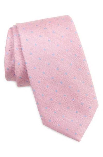 Tommy Hilfiger Dot Tie In Pink