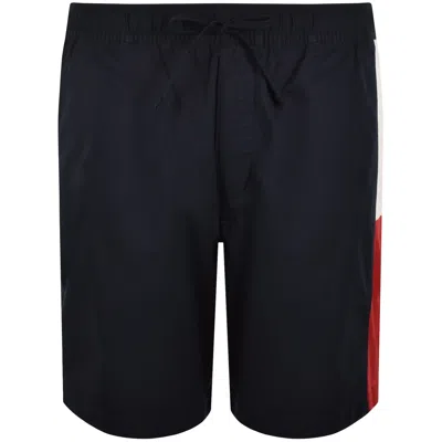Tommy Hilfiger Dover 8 Inch Poplin Shorts Navy In Black