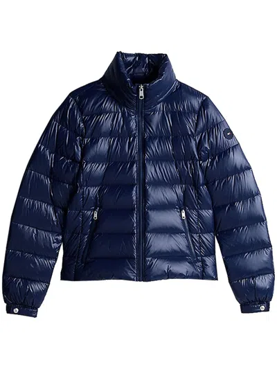Tommy Hilfiger Down Feminine Gloss Jacket Clothing In Blue