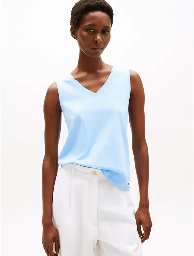 Tommy Hilfiger Drapey V In Blue