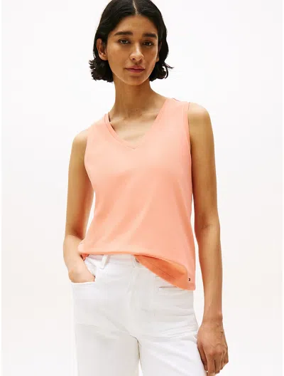 Tommy Hilfiger Drapey V In Pink