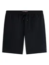 Tommy Hilfiger Drawstring Elastic-waist Shorts In Black