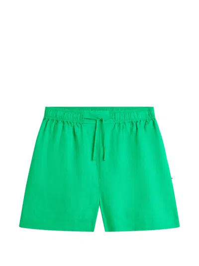 Tommy Hilfiger Drawstring Elasticated Shorts In Green