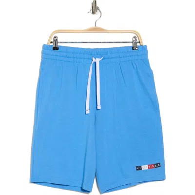 Tommy Hilfiger Drawstring Pajama Shorts In Danish Blue