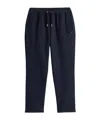 Tommy Hilfiger Drawstring Zip Track Pants In Black