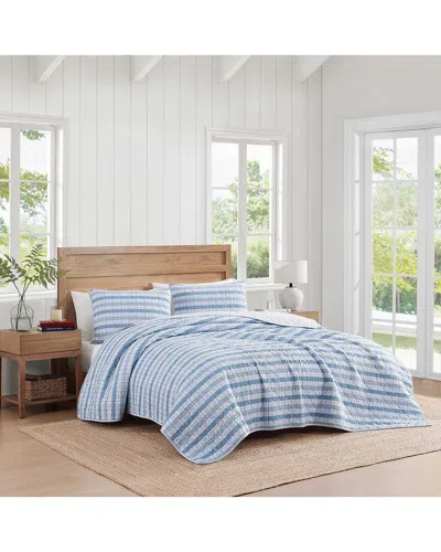 Tommy Hilfiger Dreamy Plaid Cotton Printed Quilt Set