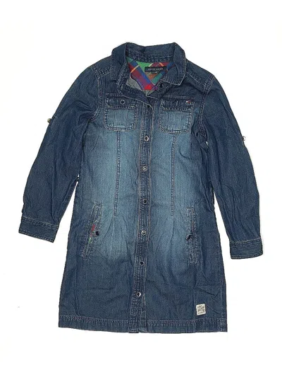 Pre-owned Tommy Hilfiger Kids' Dress In Blue