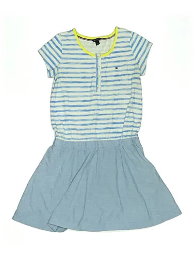 Pre-owned Tommy Hilfiger Kids' Dress In Blue