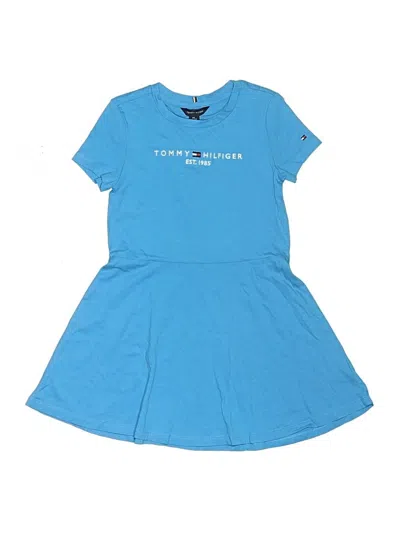 Pre-owned Tommy Hilfiger Kids' Dress In Blue