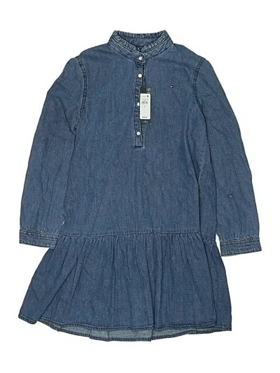 Pre-owned Tommy Hilfiger Kids' Dress In Blue