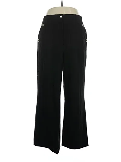 Pre-owned Tommy Hilfiger Dress Pants In Black