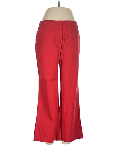 Pre-owned Tommy Hilfiger Dress Pants In Red