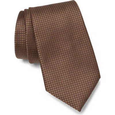Tommy Hilfiger Driver Micro Tie In Brown