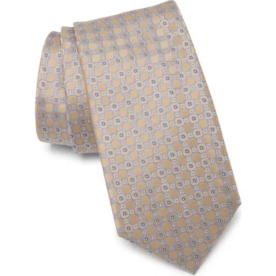 Tommy Hilfiger Duke Geometric Tie In Taupe