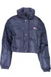Tommy Hilfiger Eco-conscious Blue Nylon Short Jacket