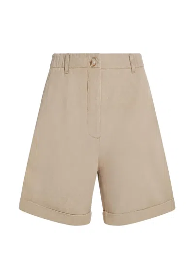 Tommy Hilfiger Elasticated-waistband Chino Shorts In Gold