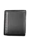 Tommy Hilfiger Elegant Black Leather Bifold Wallet