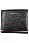 Tommy Hilfiger Elegant Black Leather Bifold Wallet
