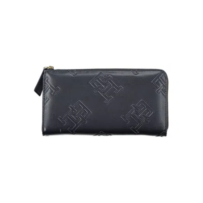 Tommy Hilfiger Elegant Blue Zip-around Wallet