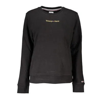 Tommy Hilfiger Elegant Long Sleeve Sweatshirt In Black