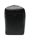 Tommy Hilfiger Embossed-logo Backpack In Black