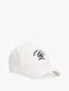 Tommy Hilfiger Embroidered Crest Baseball Cap In Ecru