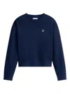 Tommy Hilfiger Embroidered-detail Sweatshirt In Blue