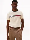 Tommy Hilfiger Embroidered Flag Logo T In White