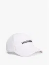 Tommy Hilfiger Embroidered Hilfiger Baseball Cap In White