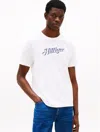Tommy Hilfiger Embroidered Hilfiger Logo T In White