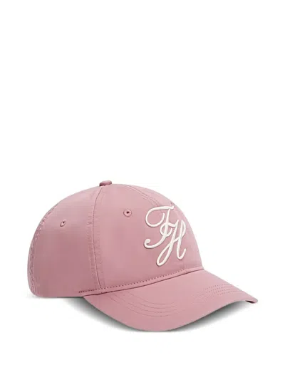 Tommy Hilfiger Embroidered Logo Cap In Pink