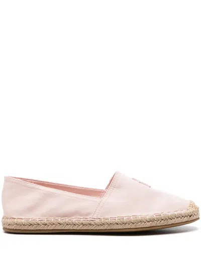 Tommy Hilfiger Embroidered-logo Espadrilles In Pink