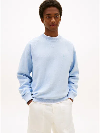 Tommy Hilfiger Embroidered Logo Interlock Sweatshirt
