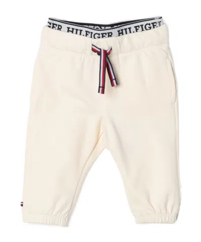Tommy Hilfiger Embroidered-logo Track Pants In White