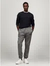 Tommy Hilfiger Embroidered Monotype Mouline Sweatpant In Grey Heather