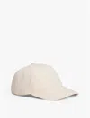 Tommy Hilfiger Embroidered Script Monogram Baseball Cap In White