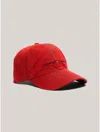 Tommy Hilfiger Logo Baseball Cap In Apple Red