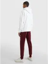 Tommy Hilfiger Embroidered Tommy Logo Hoodie In White