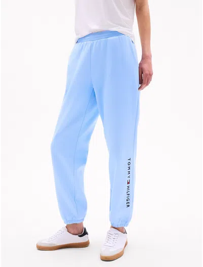 Tommy Hilfiger Embroidered Tommy Logo Sweatpant In Vessel Blue