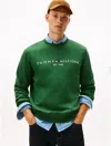 Tommy Hilfiger Embroidered Tommy Logo Sweatshirt In Green