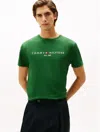 Tommy Hilfiger Embroidered Tommy Logo T In Green