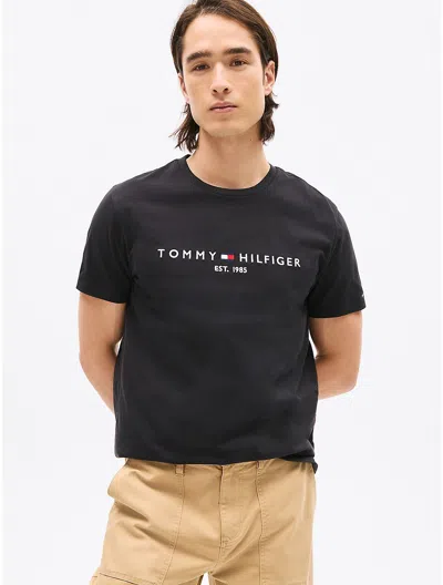 Tommy Hilfiger Tommy Logo T In Dark Sable