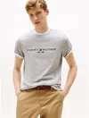 Tommy Hilfiger Tommy Logo T In Grey Heather