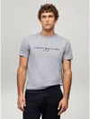 Tommy Hilfiger Embroidered Tommy Logo T In Rich Grey
