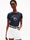 Tommy Hilfiger Embroidered Wavy Flag Logo T