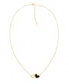 Tommy Hilfiger Enamel Heart Necklace In 18k Carnation Gold Plated In Gold