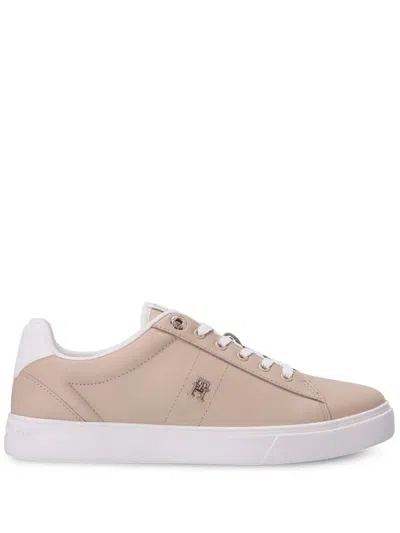 Tommy Hilfiger Essential Court Low-top Sneakers In Neutrals