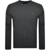 Tommy Hilfiger Essential Crew Neck Jumper Grey In Grey