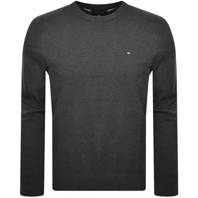 Tommy Hilfiger Essential Crew Neck Jumper Grey