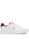 Tommy Hilfiger Essential Elevated Leather Sneakers In White